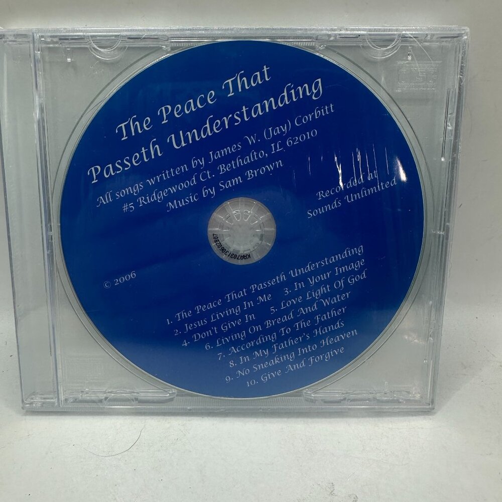 The Peace That Passeth Understanding Music CD By James W. Corbitt & Sam Brown